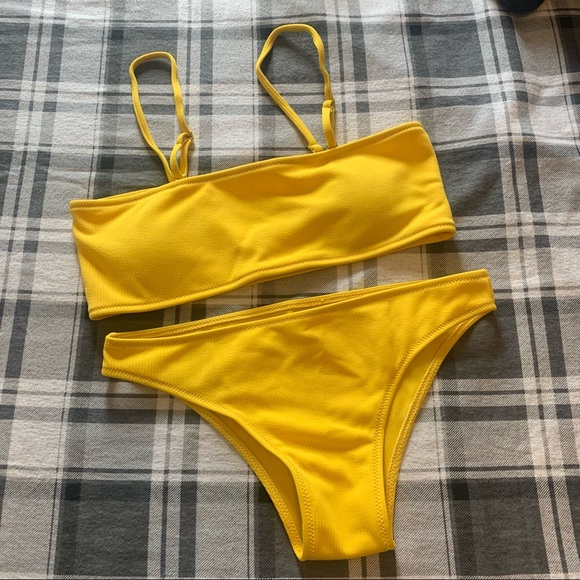 Zaful Other - Yellow Swimsuit